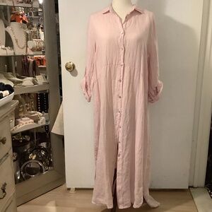 Puro Lino Maxi Linen Dress